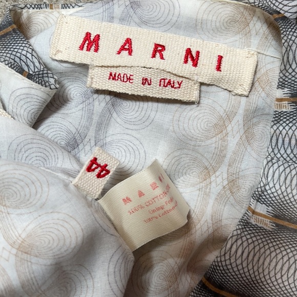 Marni 100% Cotton Skirt - Picture 6 of 6